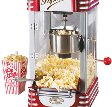 Popcorn-maskin till Lovisa och Kvevlax