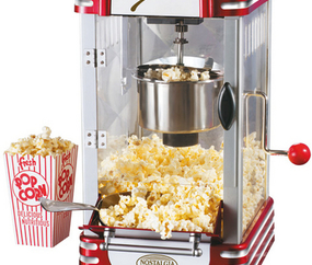 Popcorn-maskin till Lovisa och Kvevlax