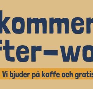 After-work kaffe i Vasa 19.9 tillsammans med Marthorna