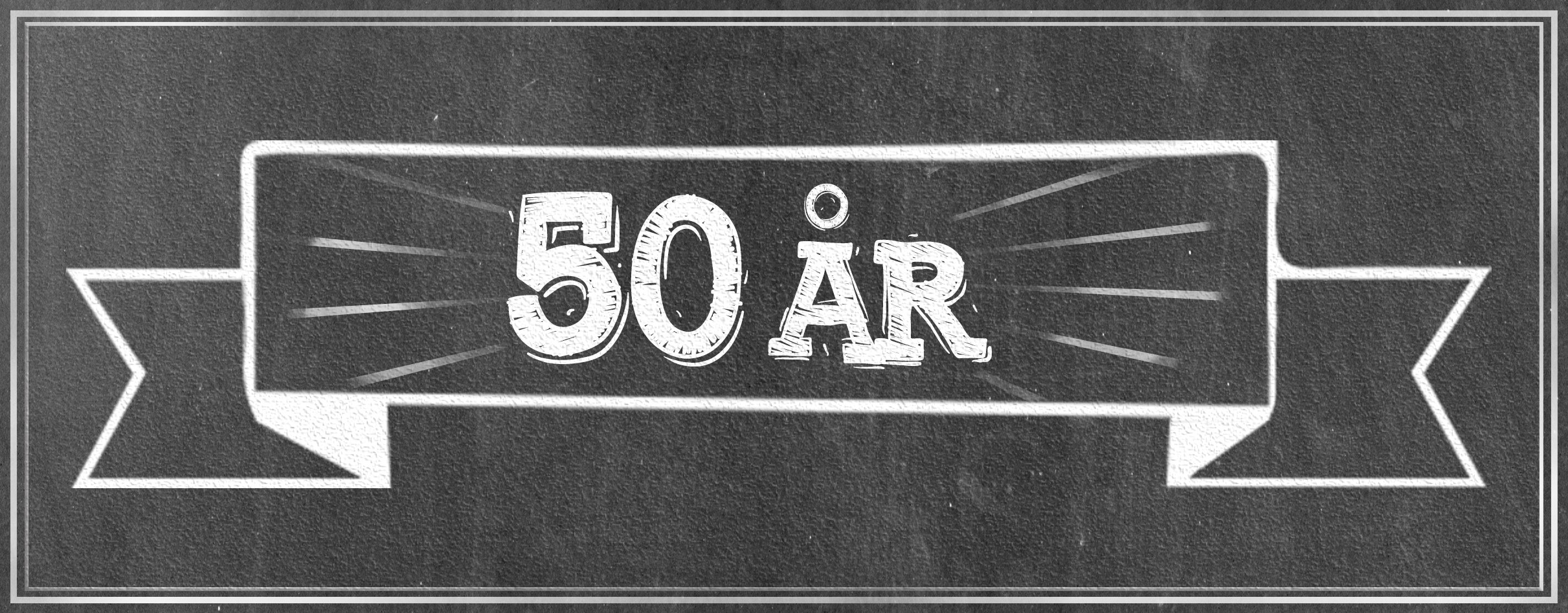 50 års banderoll 140219